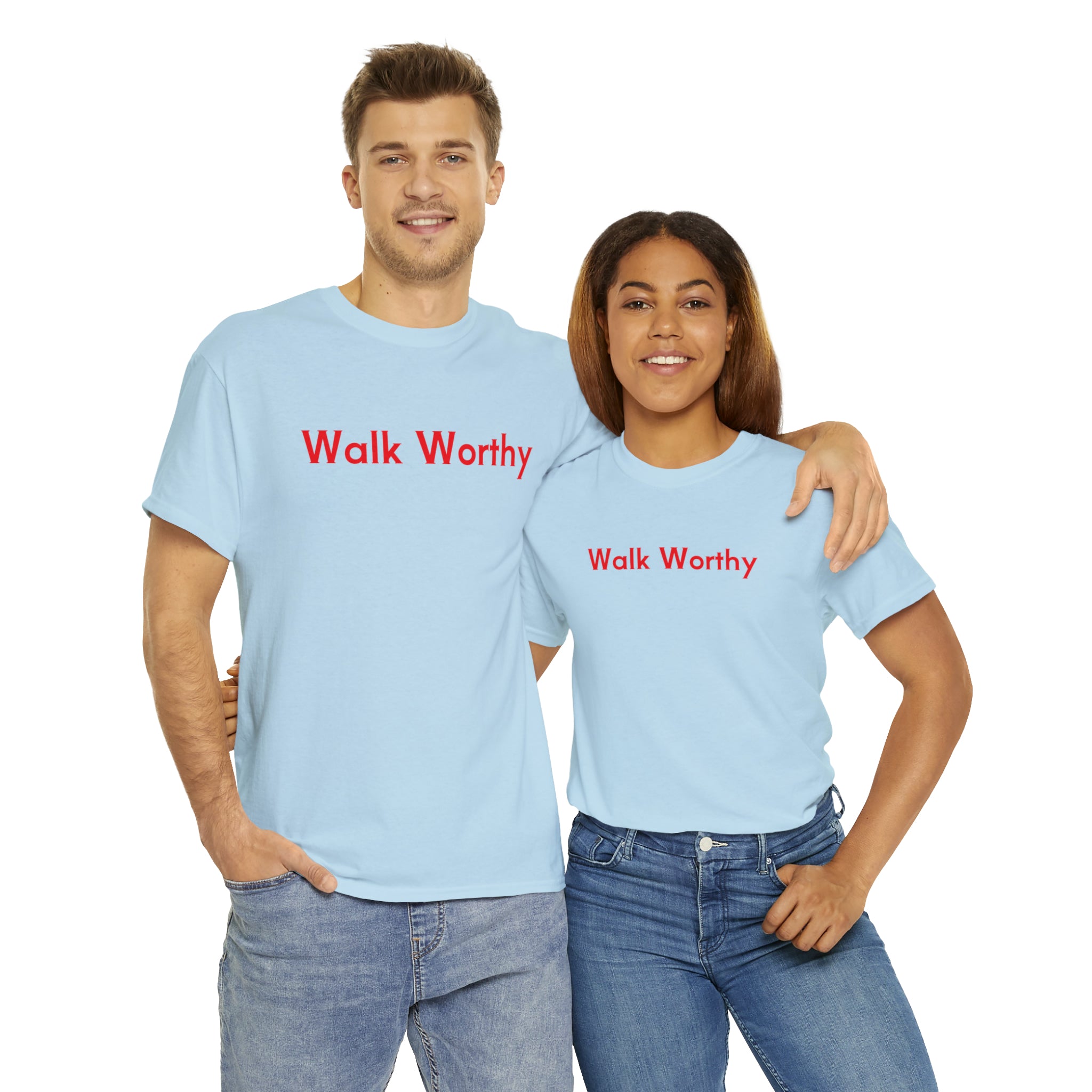 Walk Worthy - Unisex Heavy Cotton Tee