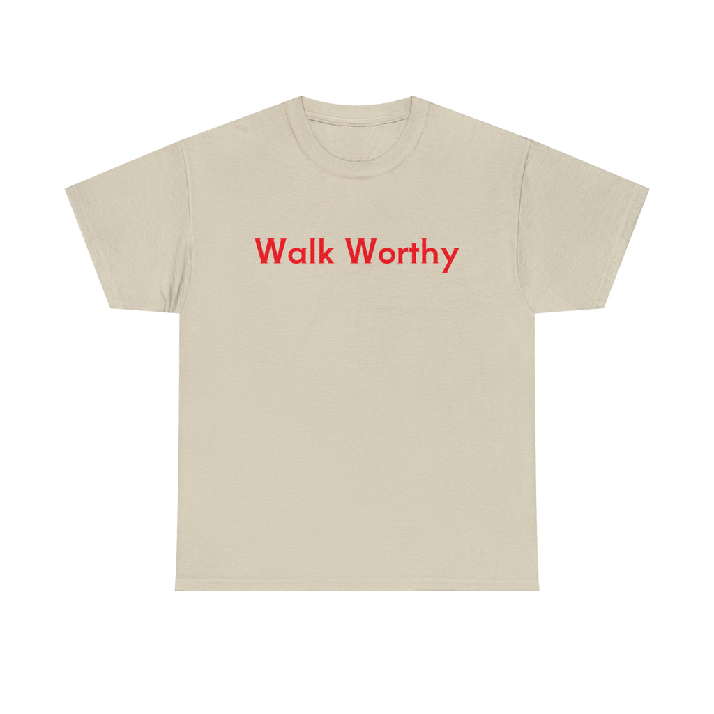 Walk Worthy - Unisex Heavy Cotton Tee