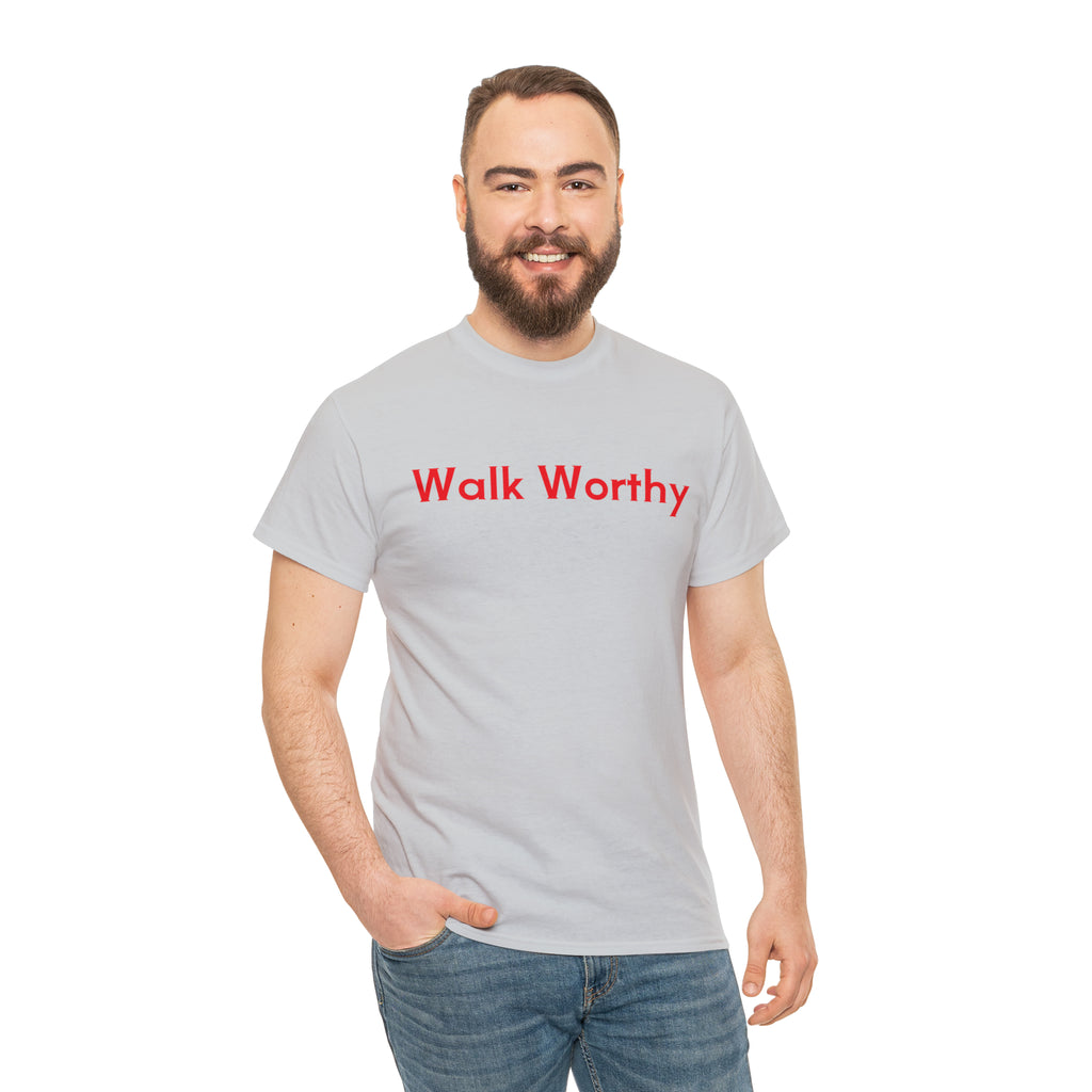 Walk Worthy - Unisex Heavy Cotton Tee