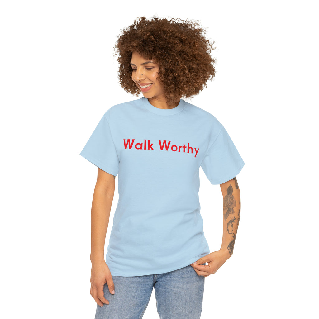 Walk Worthy - Unisex Heavy Cotton Tee