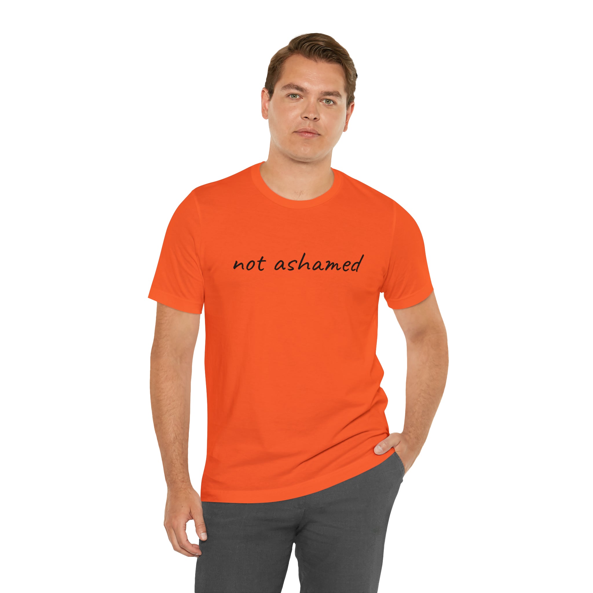 Not Ashamed - Unisex Jersey Short Sleeve Tee