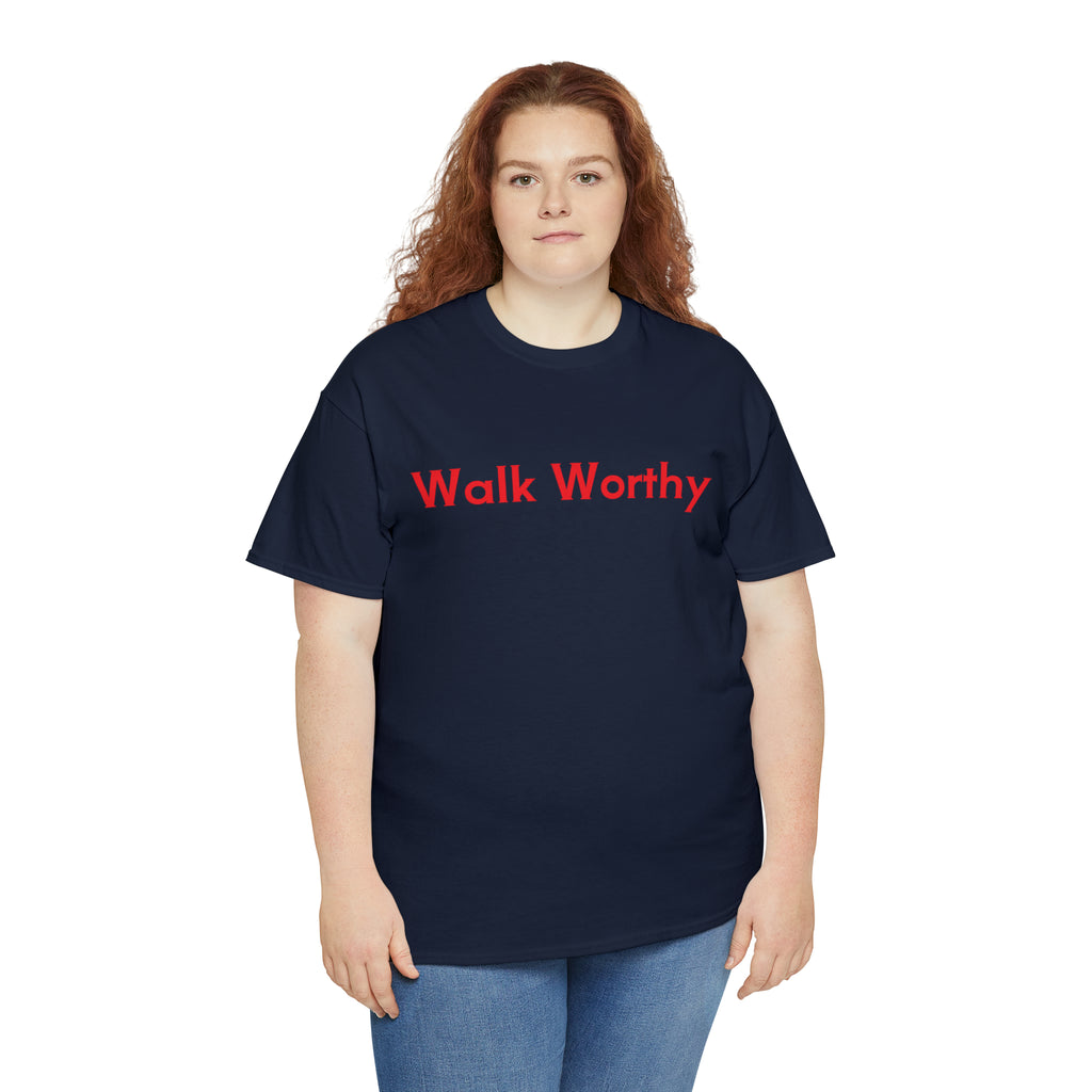 Walk Worthy - Unisex Heavy Cotton Tee