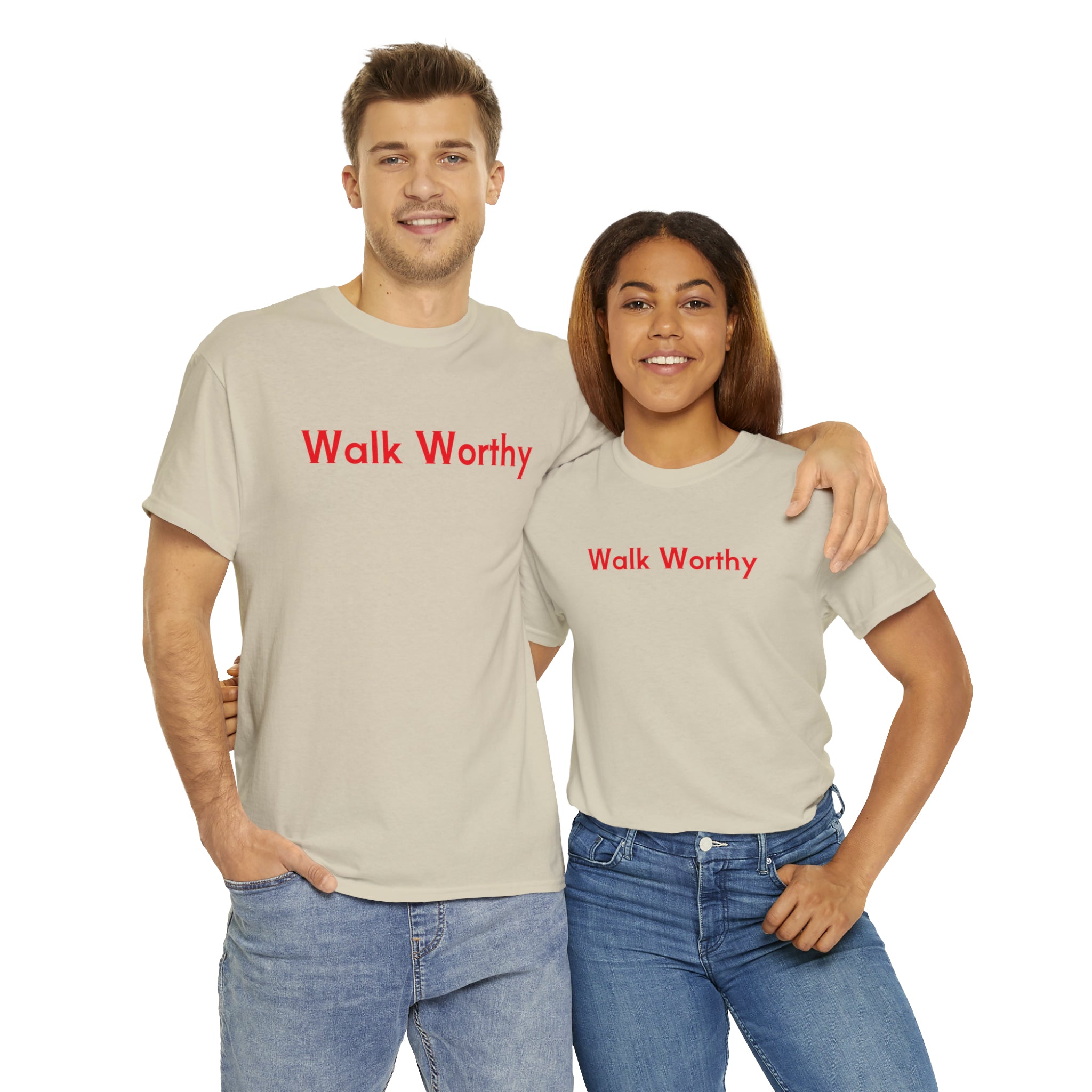 Walk Worthy - Unisex Heavy Cotton Tee