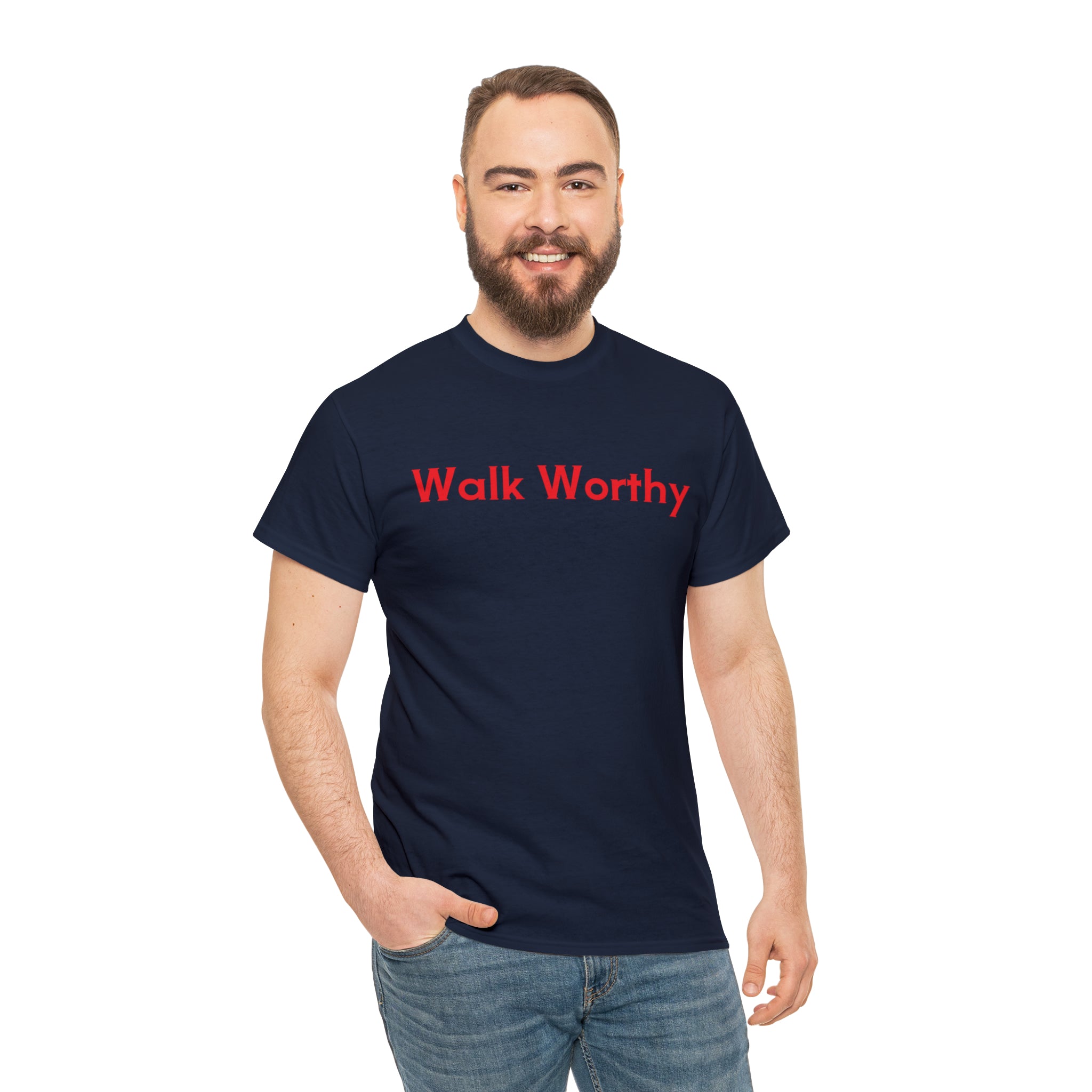 Walk Worthy - Unisex Heavy Cotton Tee