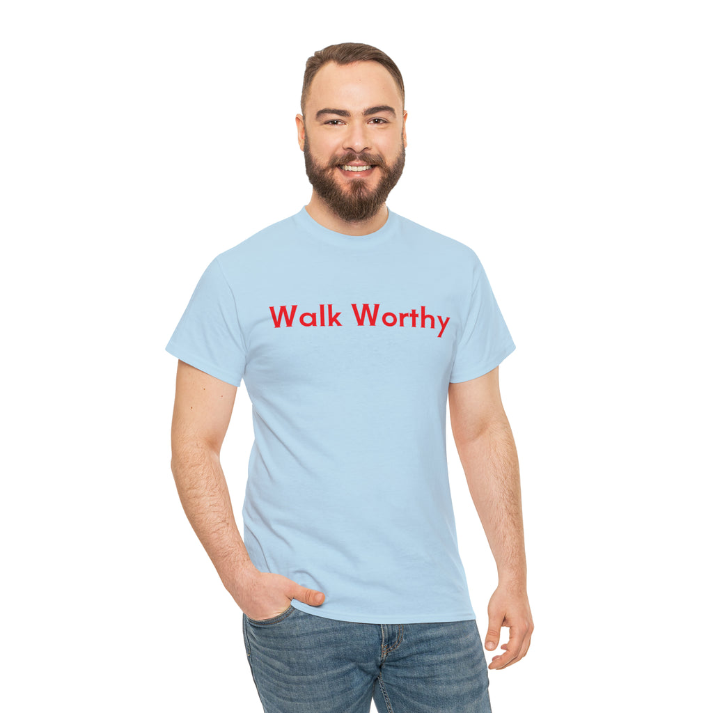 Walk Worthy - Unisex Heavy Cotton Tee