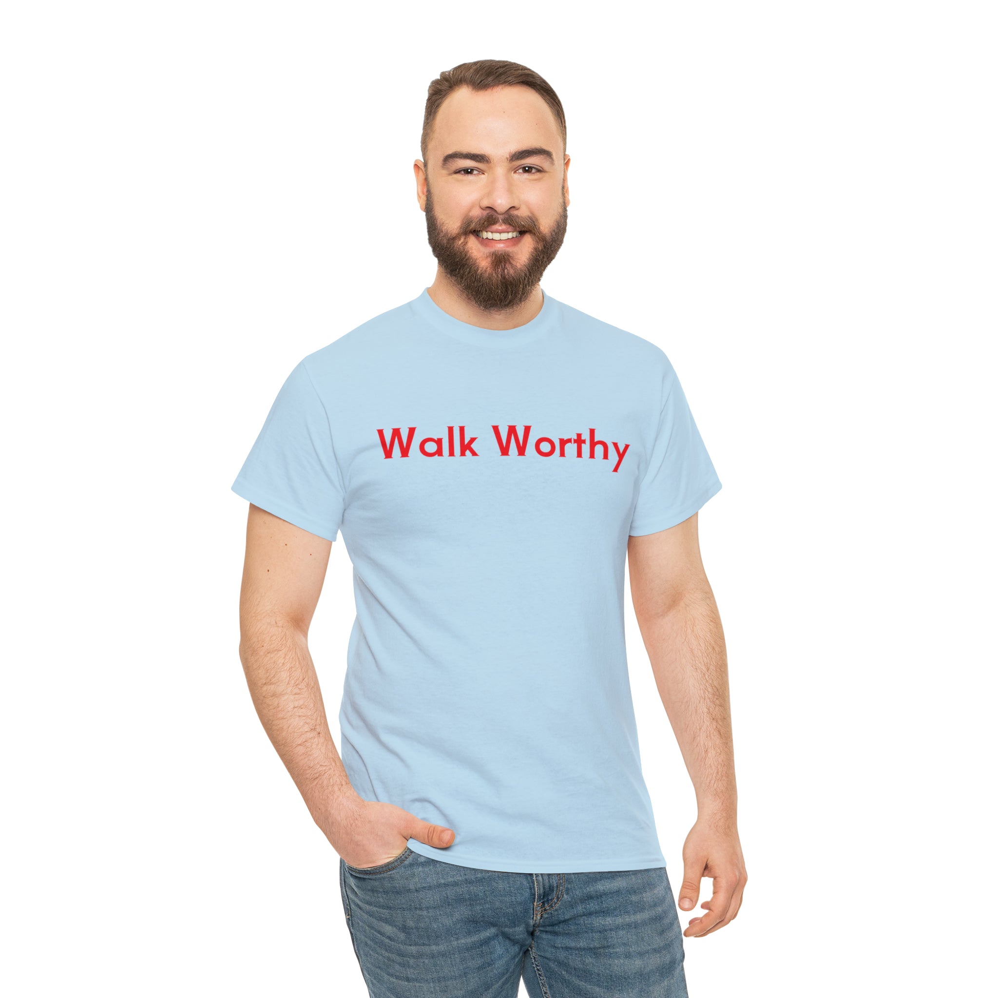 Walk Worthy - Unisex Heavy Cotton Tee