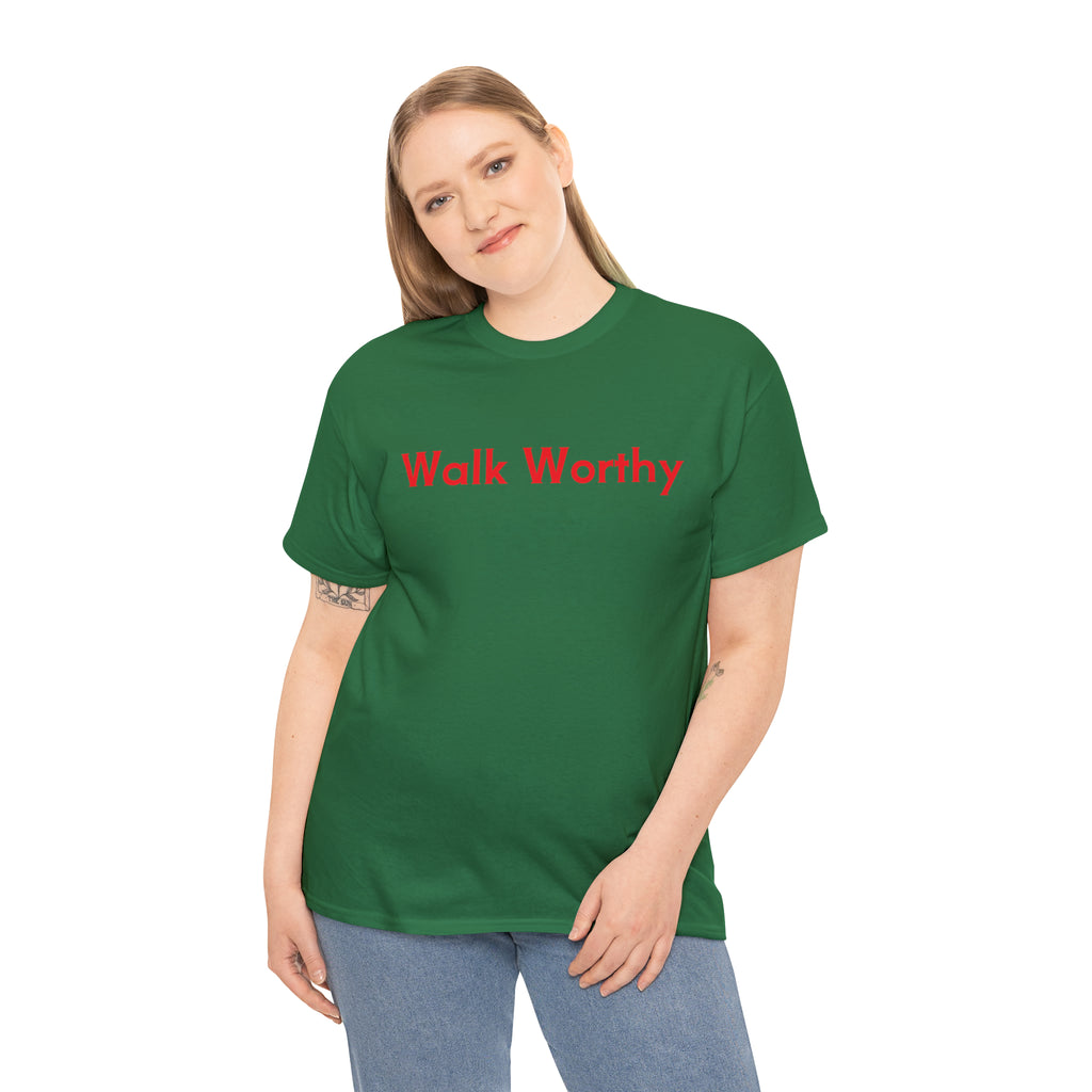 Walk Worthy - Unisex Heavy Cotton Tee