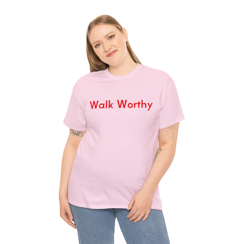 Walk Worthy - Unisex Heavy Cotton Tee