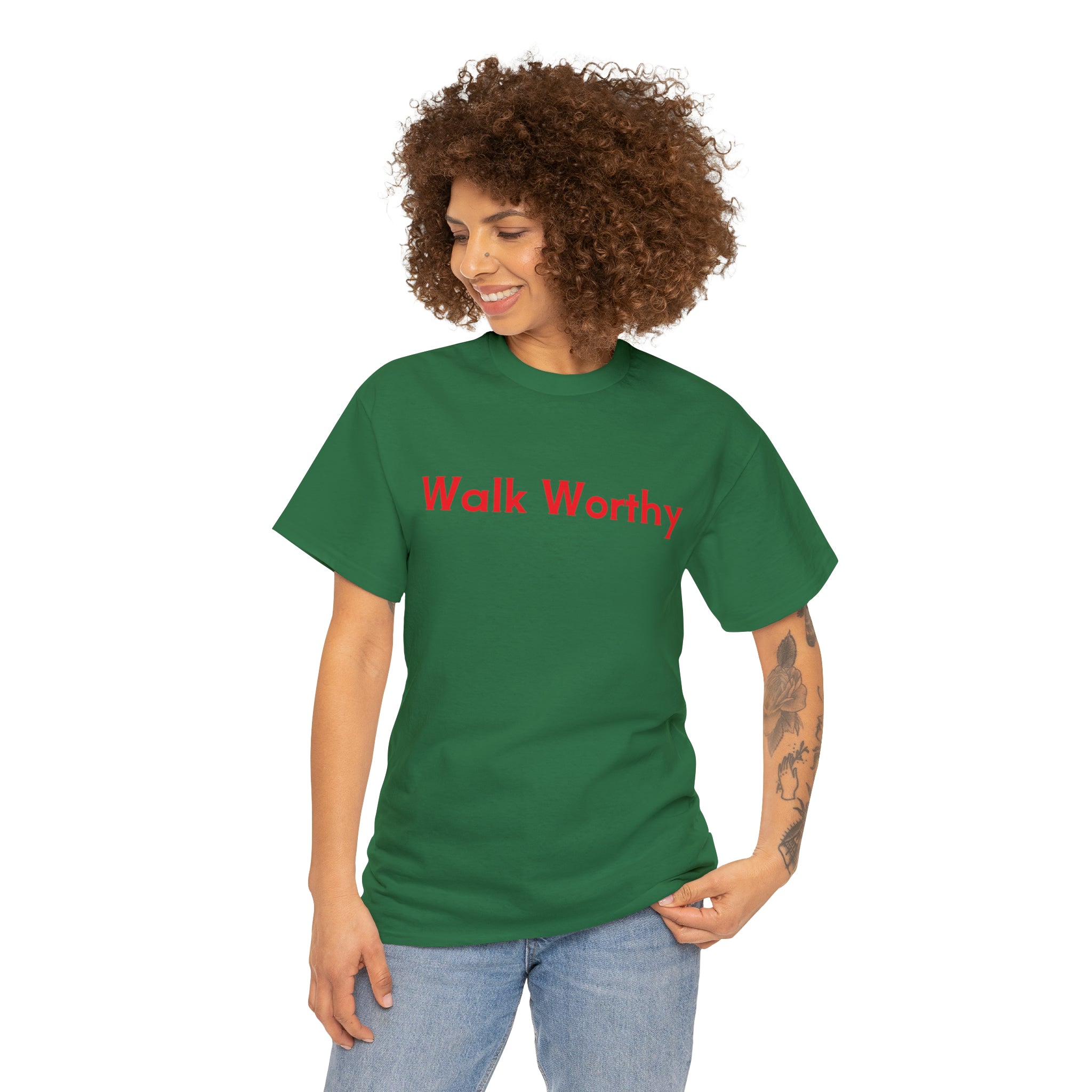 Walk Worthy - Unisex Heavy Cotton Tee