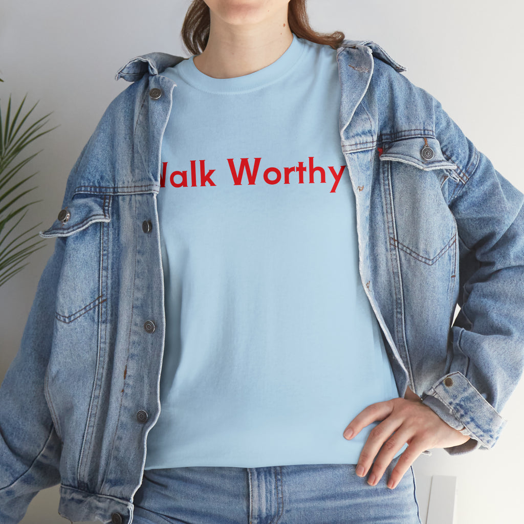 Walk Worthy - Unisex Heavy Cotton Tee