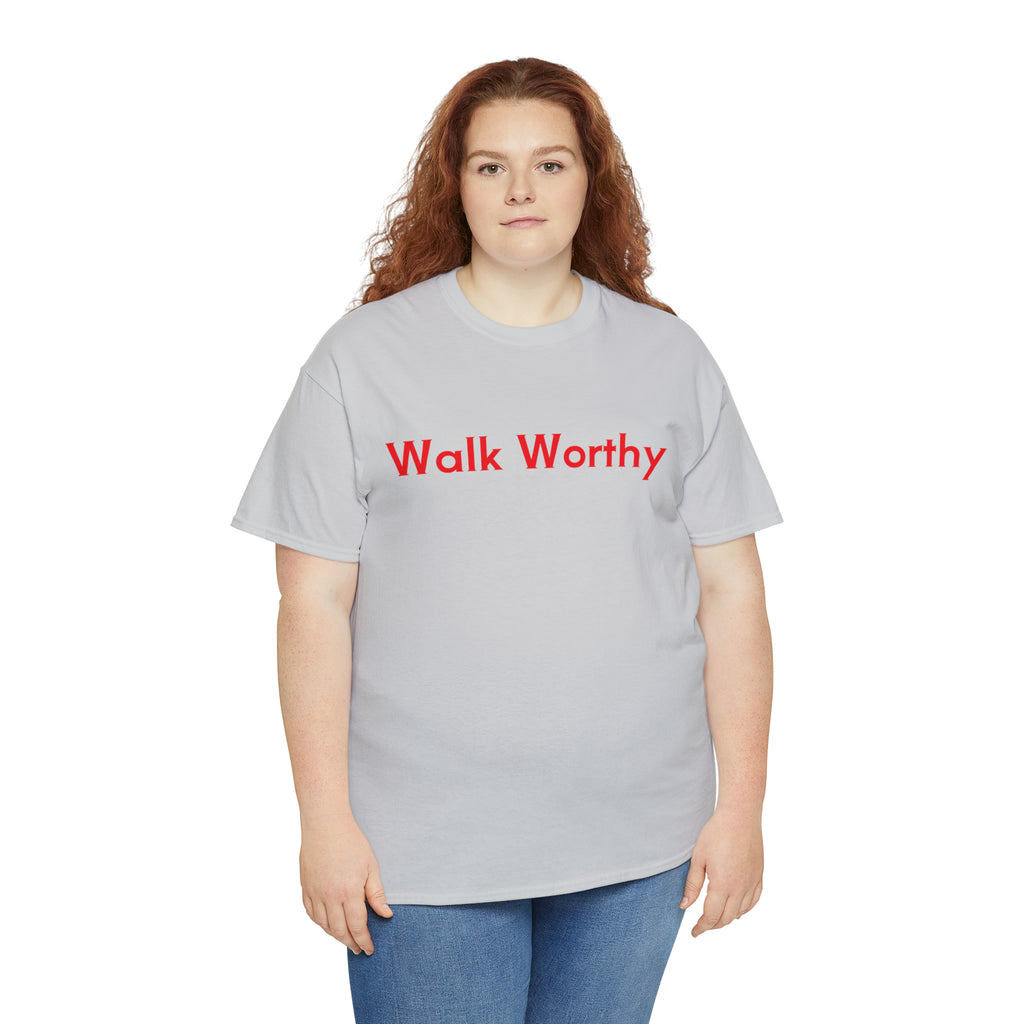 Walk Worthy - Unisex Heavy Cotton Tee