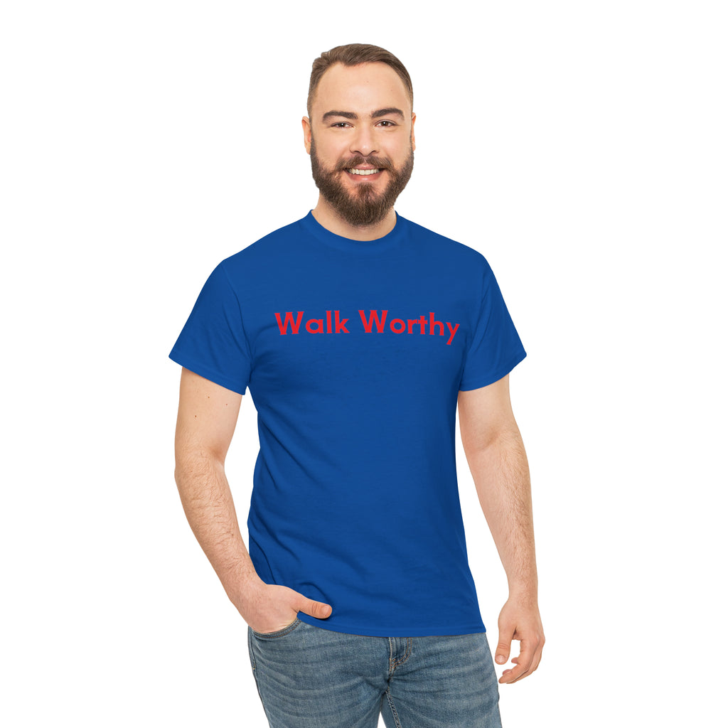 Walk Worthy - Unisex Heavy Cotton Tee