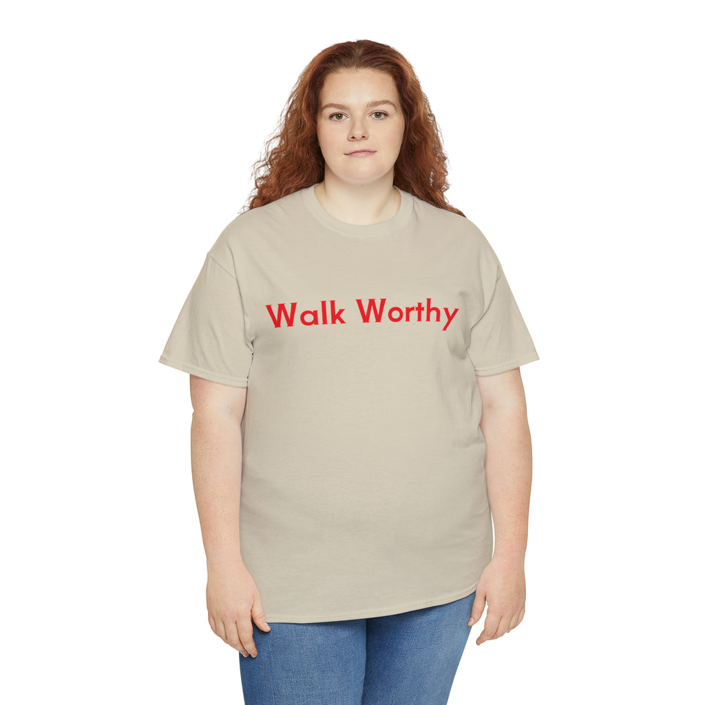 Walk Worthy - Unisex Heavy Cotton Tee