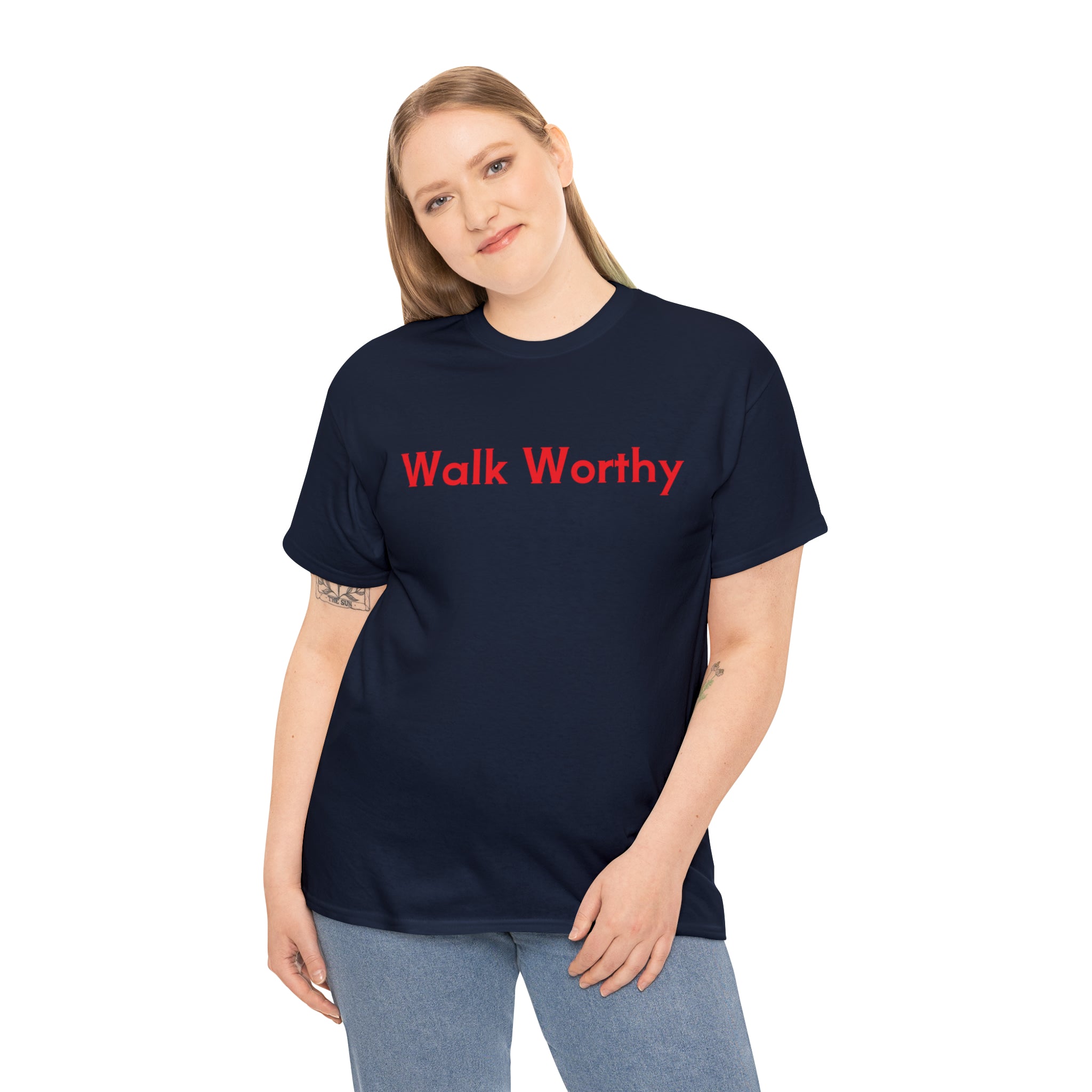 Walk Worthy - Unisex Heavy Cotton Tee
