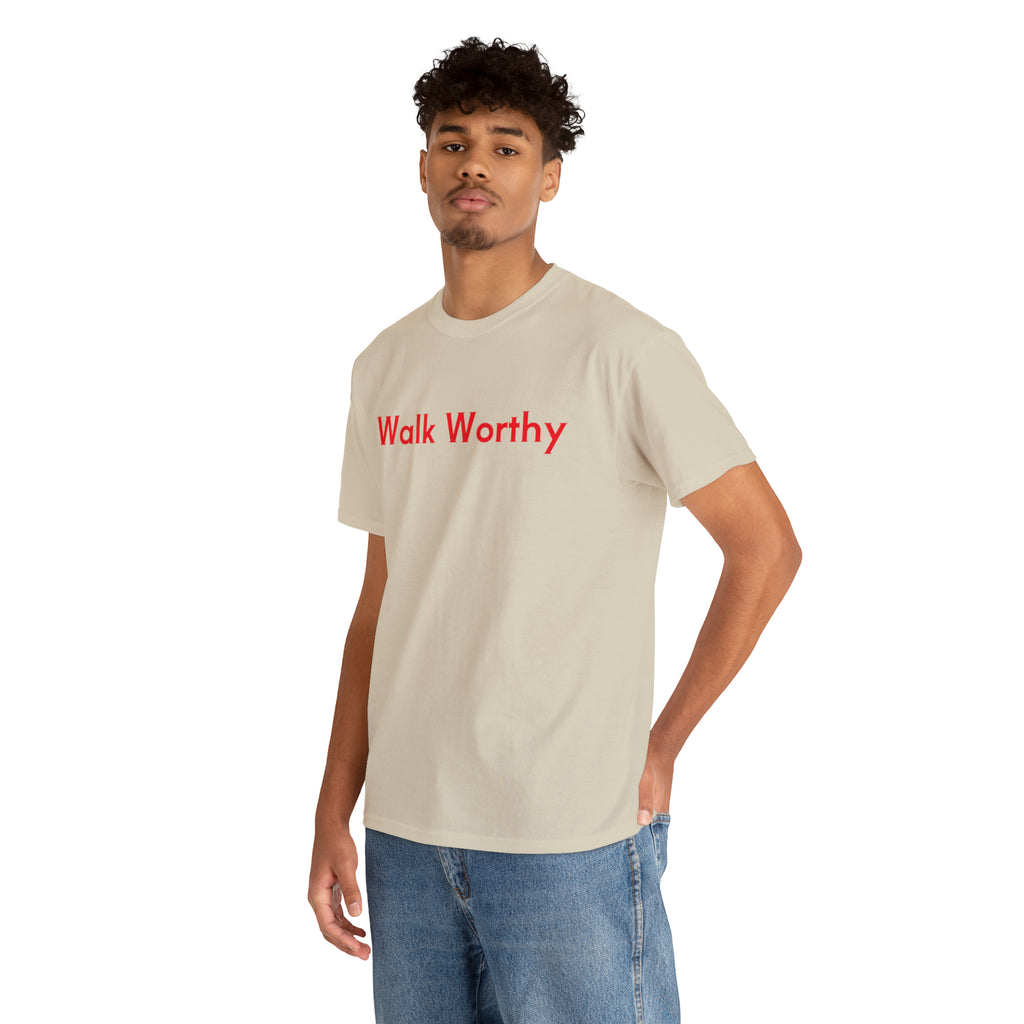Walk Worthy - Unisex Heavy Cotton Tee