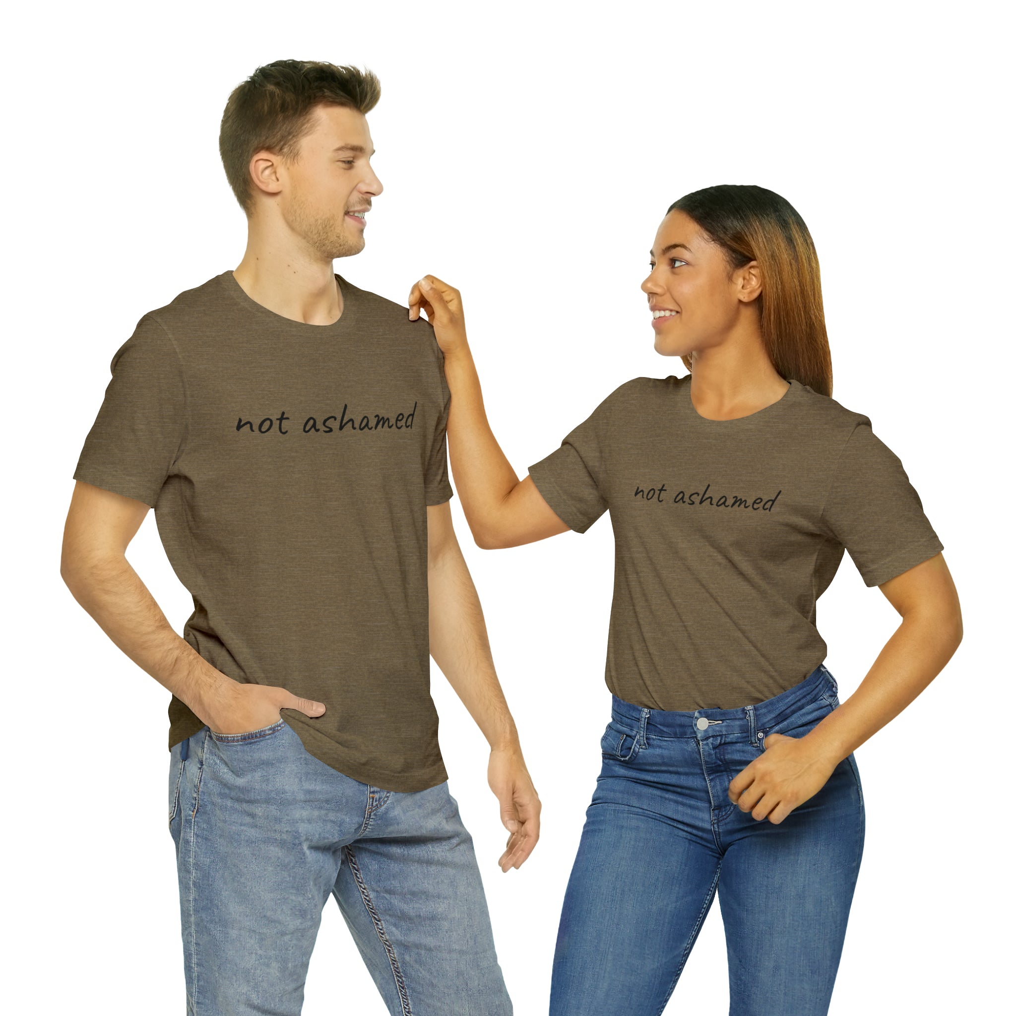 Not Ashamed - Unisex Jersey Short Sleeve Tee