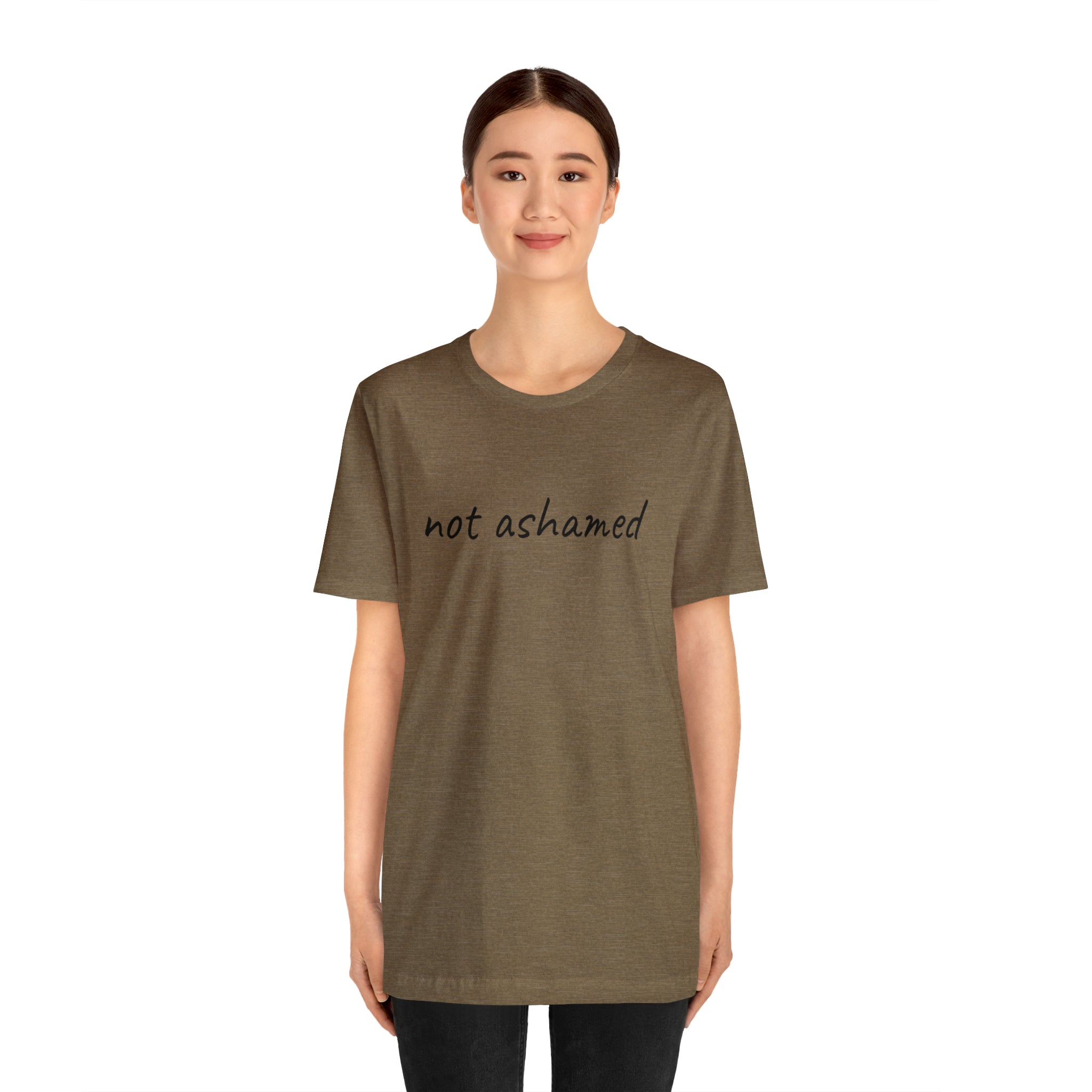 Not Ashamed - Unisex Jersey Short Sleeve Tee