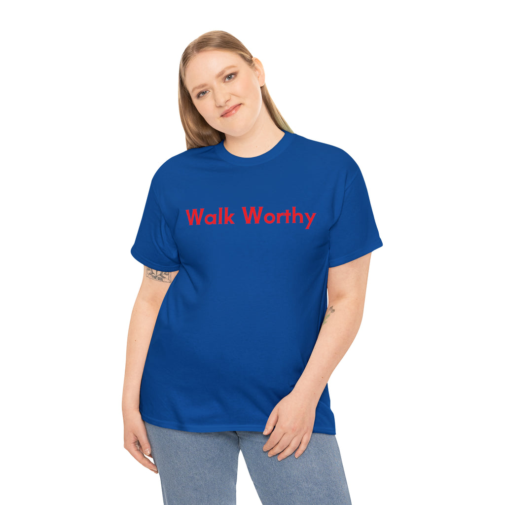 Walk Worthy - Unisex Heavy Cotton Tee