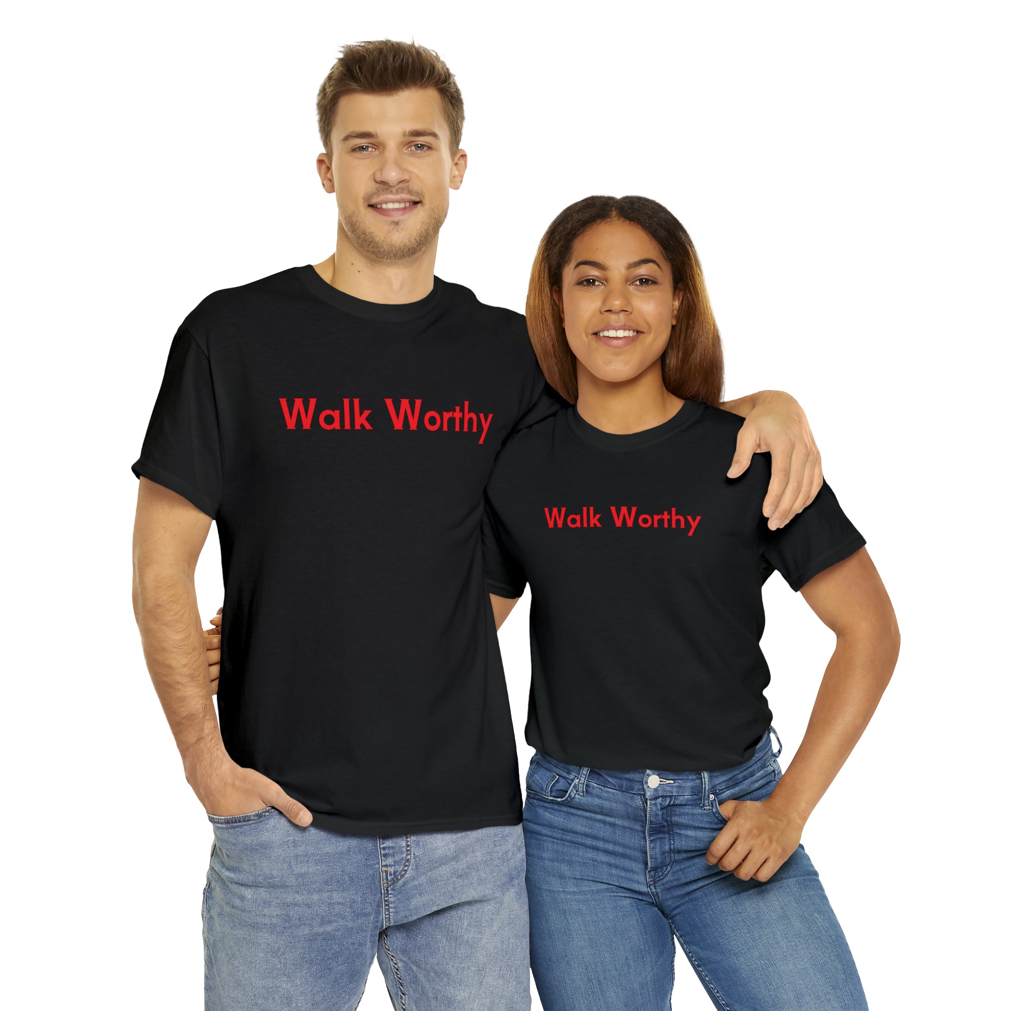 Walk Worthy - Unisex Heavy Cotton Tee