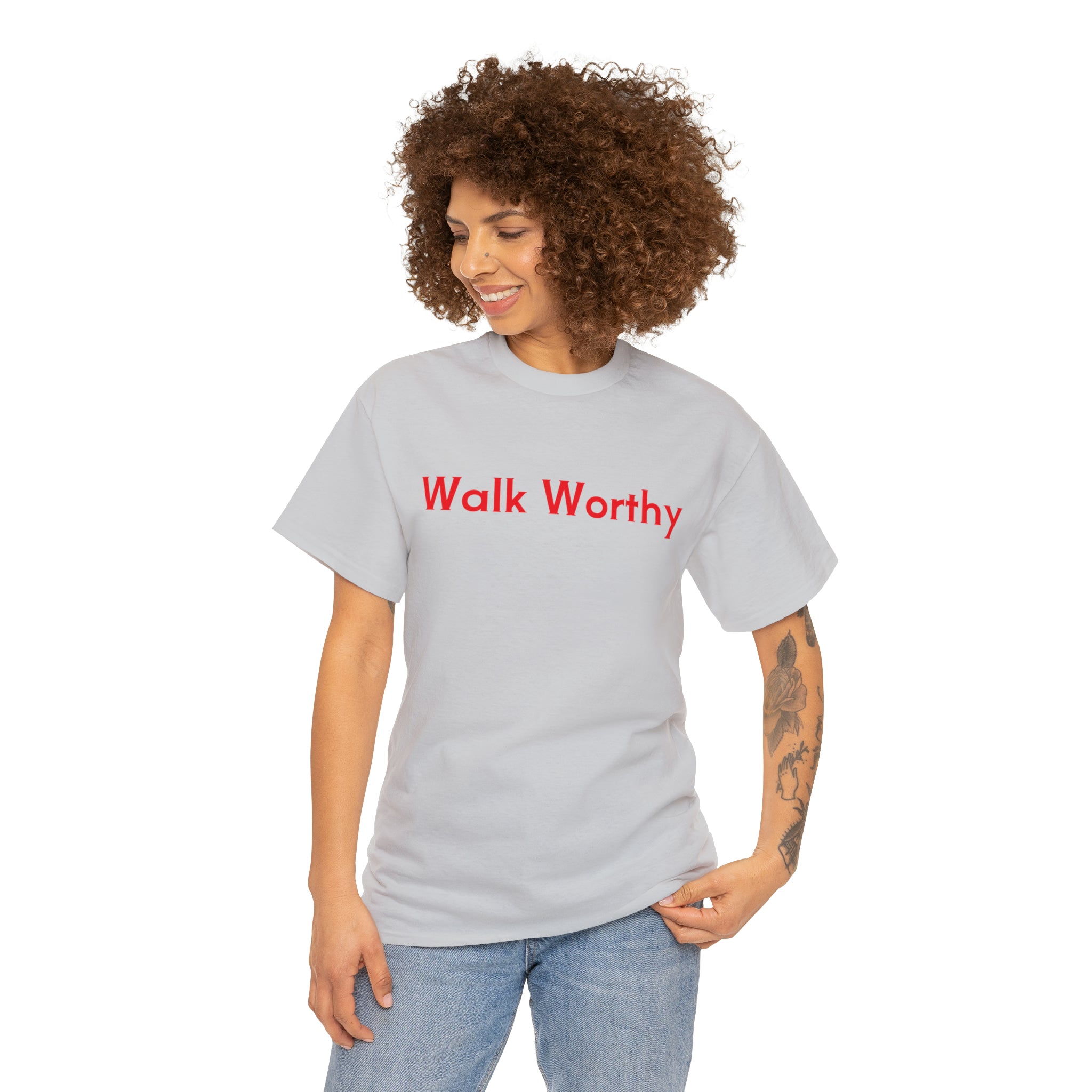 Walk Worthy - Unisex Heavy Cotton Tee