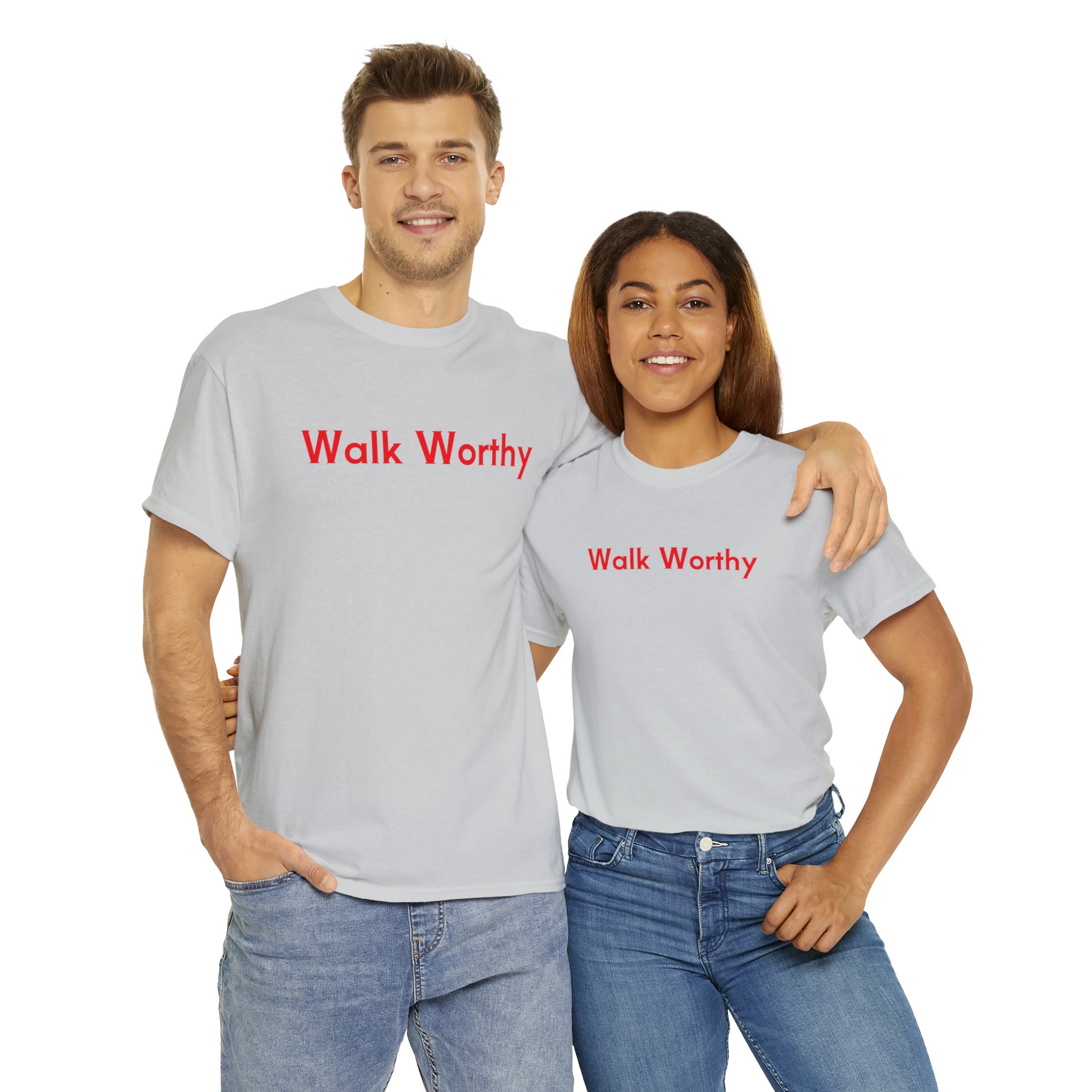 Walk Worthy - Unisex Heavy Cotton Tee