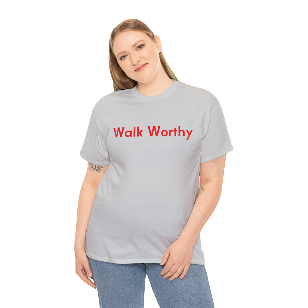 Walk Worthy - Unisex Heavy Cotton Tee