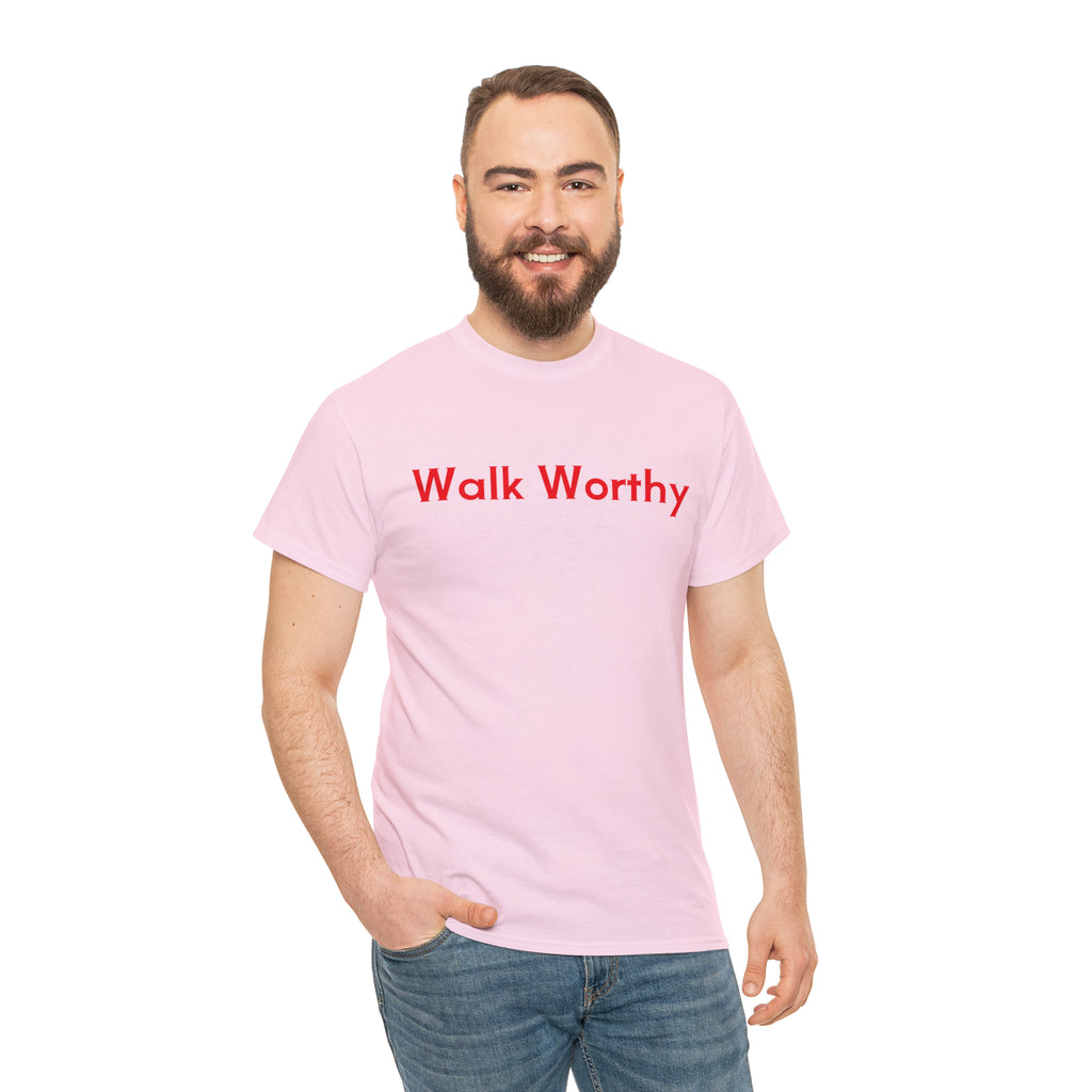 Walk Worthy - Unisex Heavy Cotton Tee