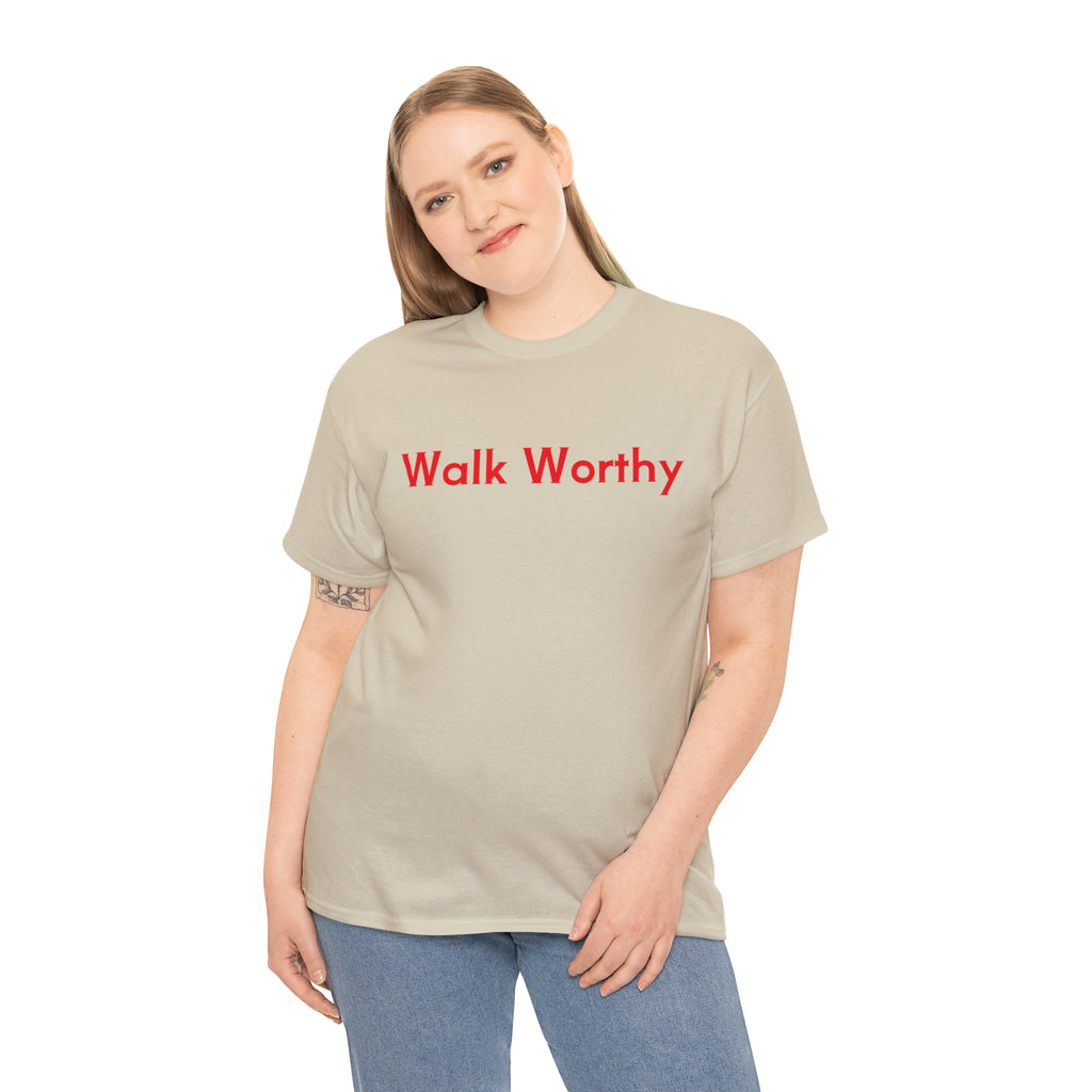 Walk Worthy - Unisex Heavy Cotton Tee