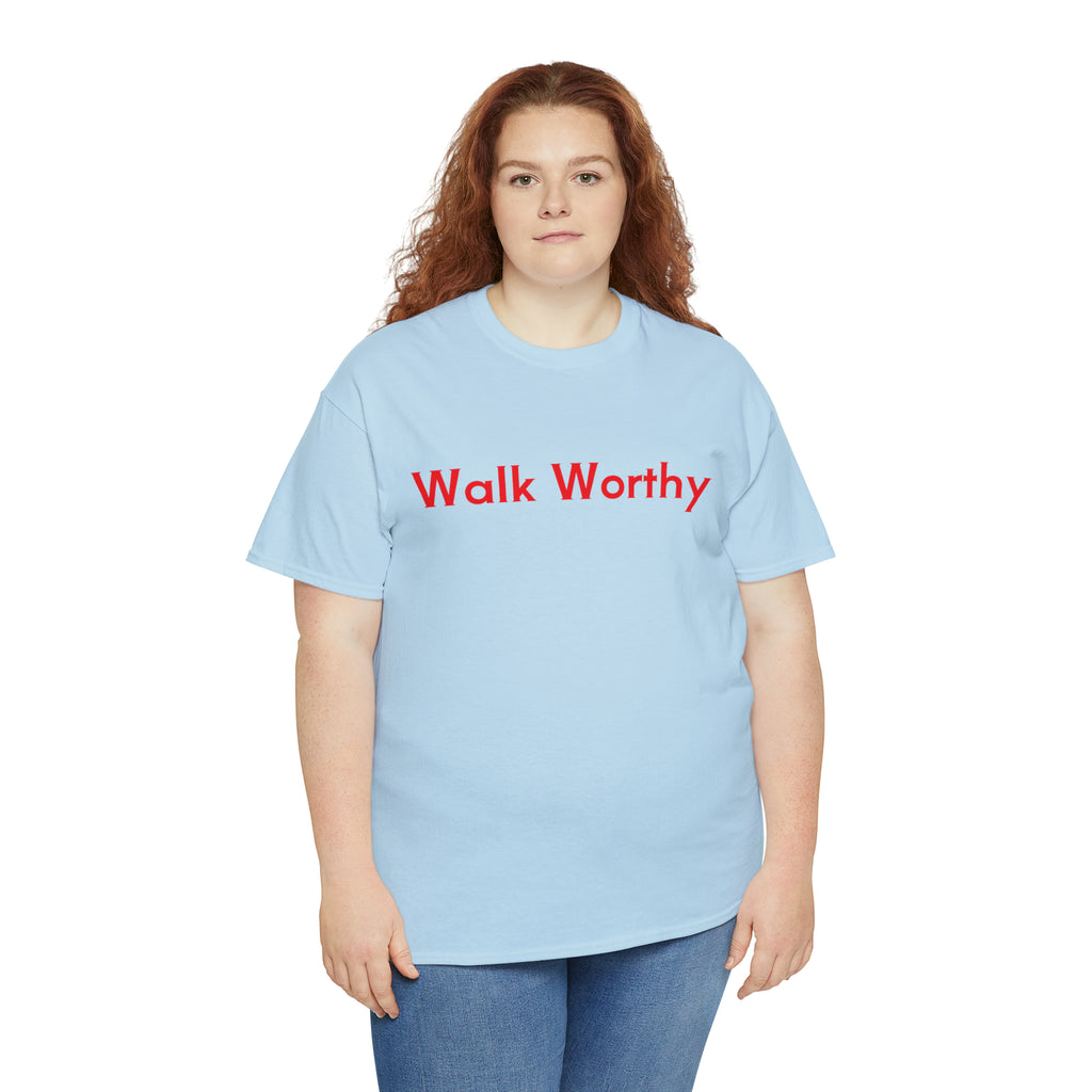 Walk Worthy - Unisex Heavy Cotton Tee