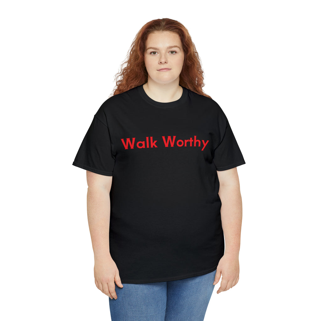 Walk Worthy - Unisex Heavy Cotton Tee