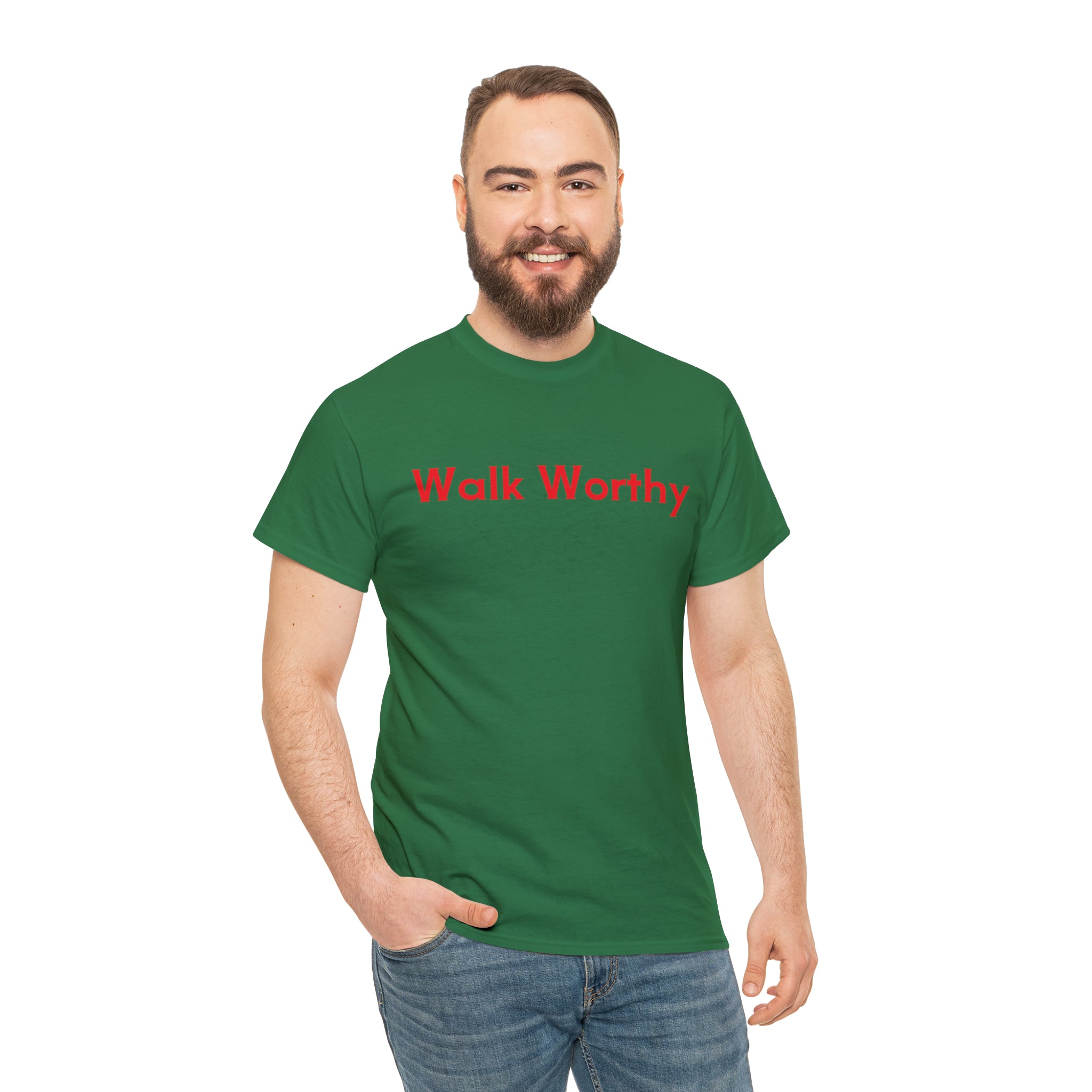 Walk Worthy - Unisex Heavy Cotton Tee