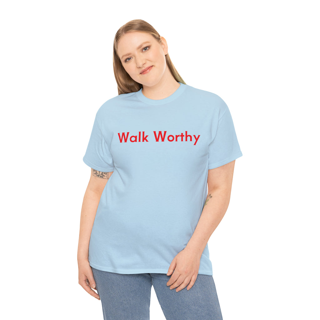 Walk Worthy - Unisex Heavy Cotton Tee