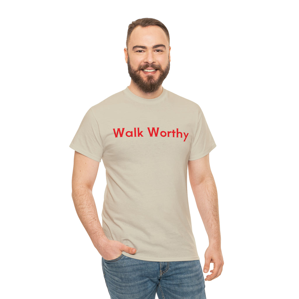 Walk Worthy - Unisex Heavy Cotton Tee