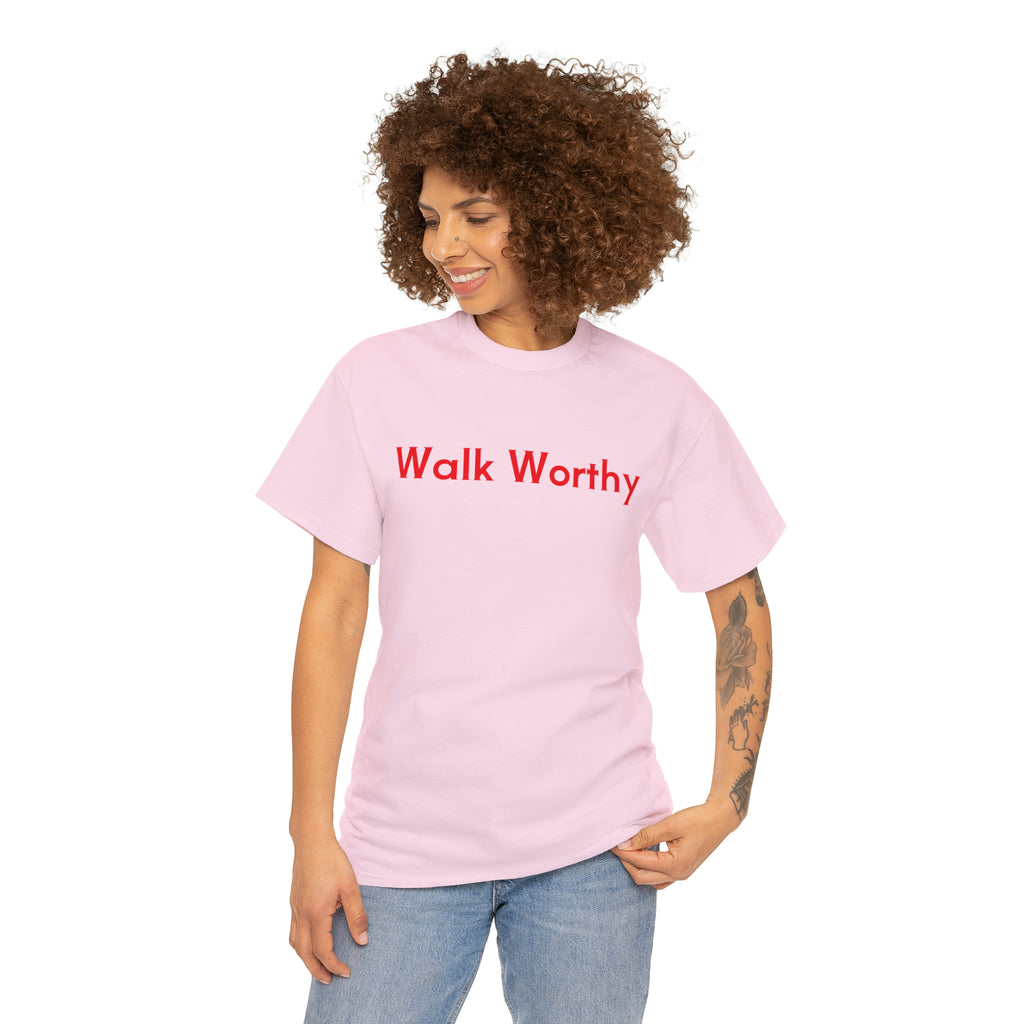 Walk Worthy - Unisex Heavy Cotton Tee