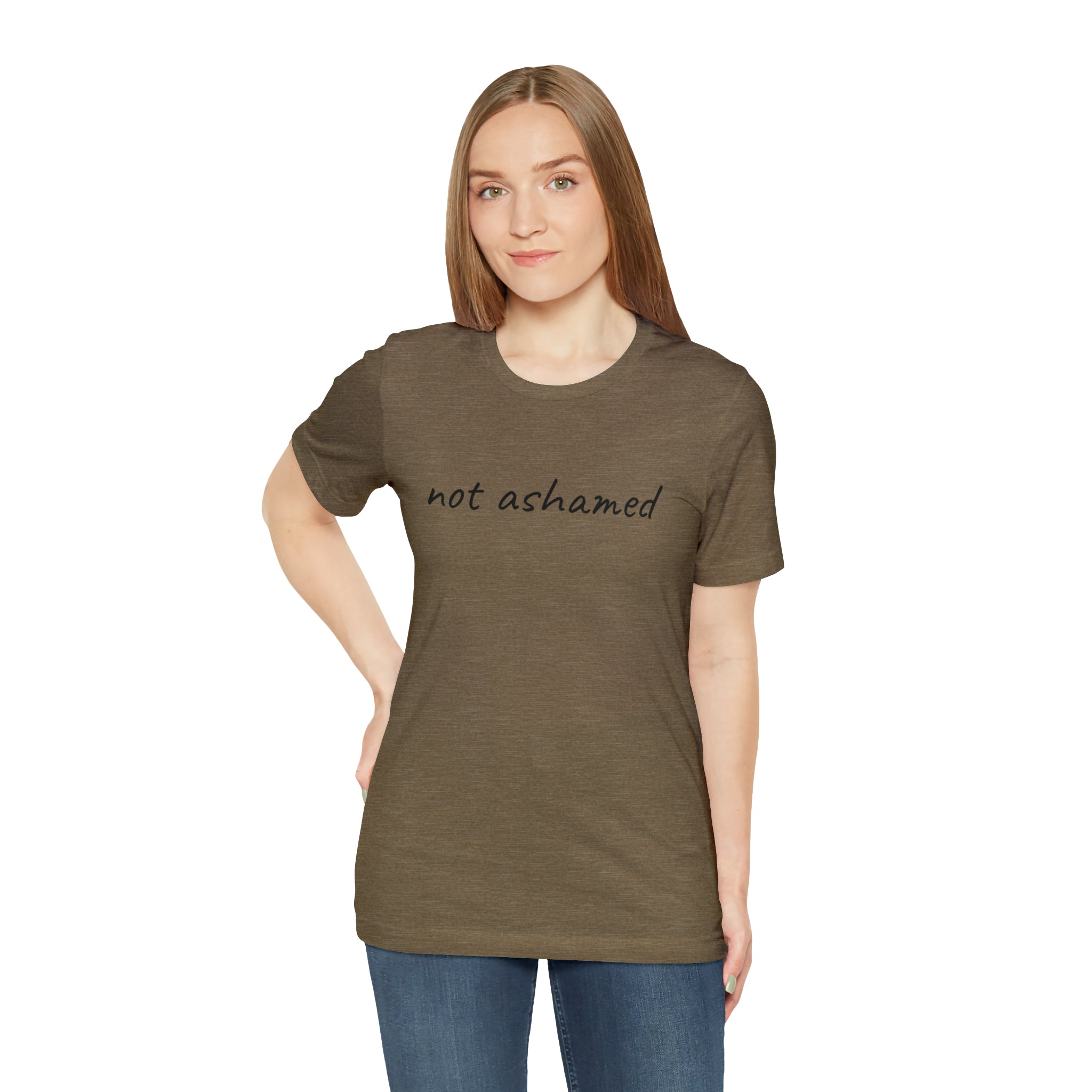 Not Ashamed - Unisex Jersey Short Sleeve Tee