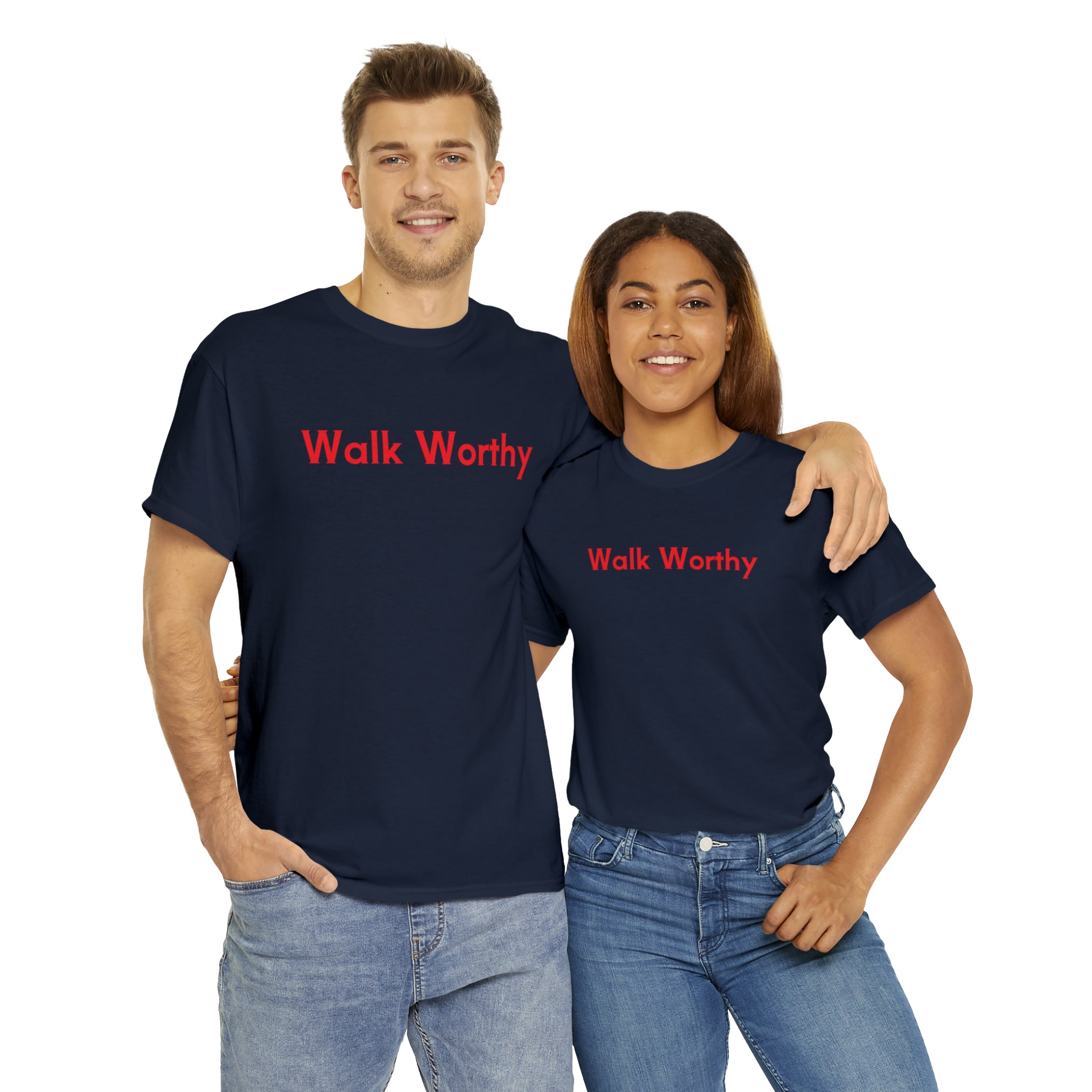 Walk Worthy - Unisex Heavy Cotton Tee