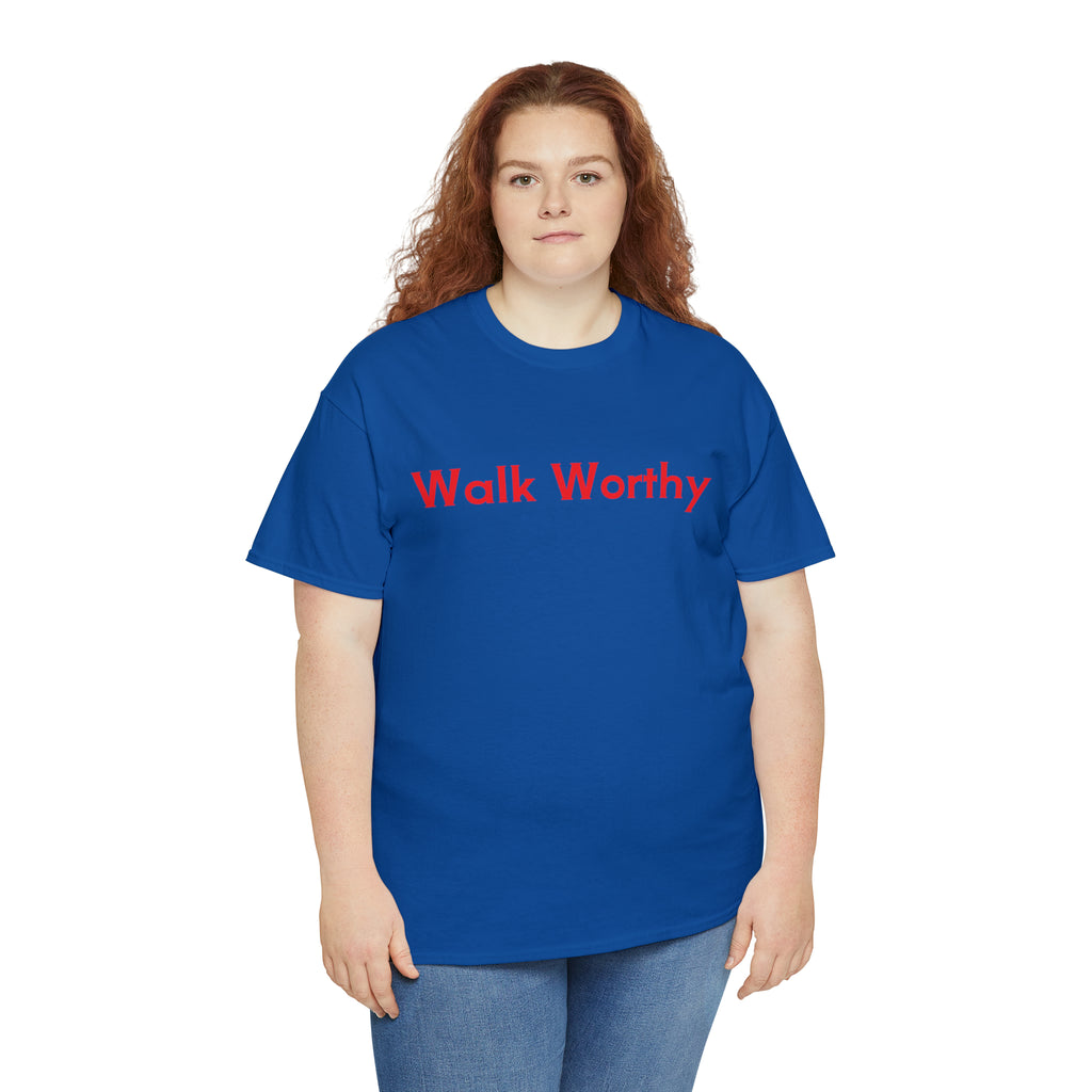 Walk Worthy - Unisex Heavy Cotton Tee
