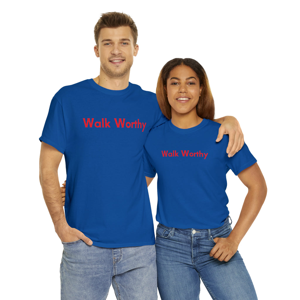 Walk Worthy - Unisex Heavy Cotton Tee